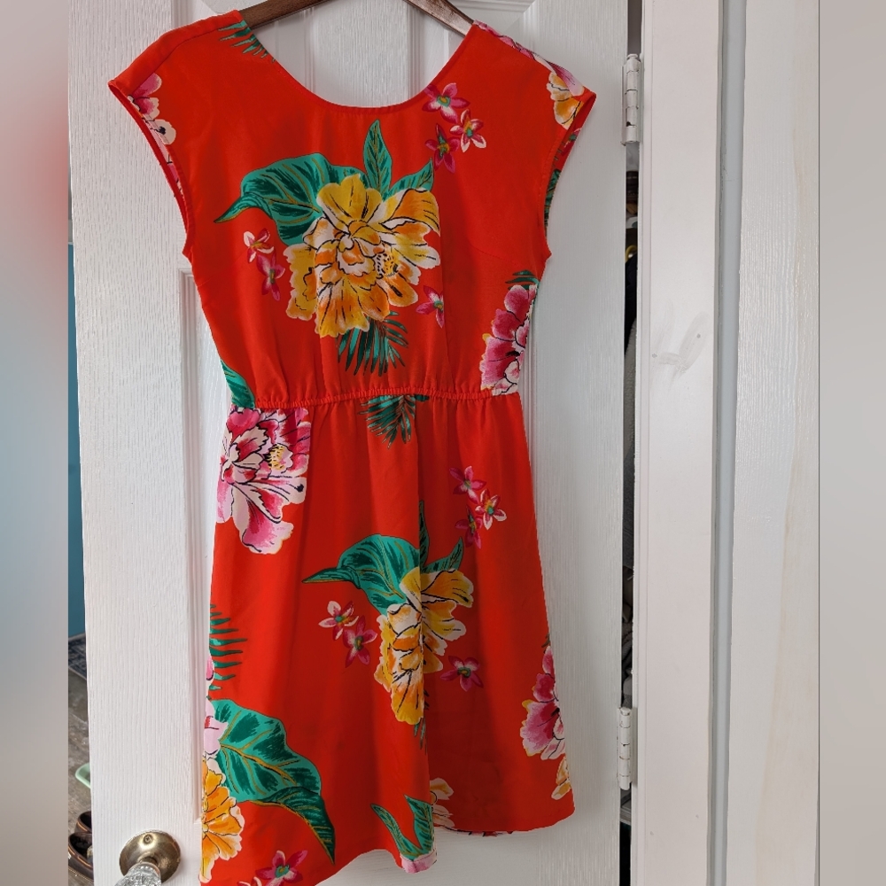 Old Navy Tropical Floral Dress